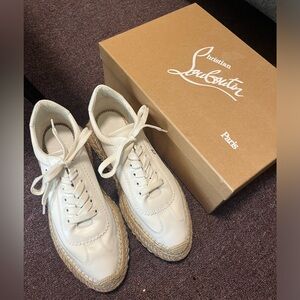 Christian Louboutin Espasneak Espadrille Flat Platform Sneakers